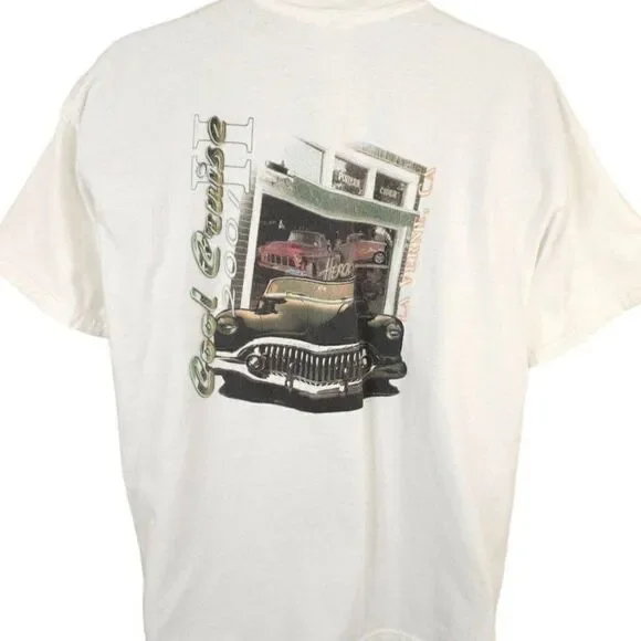 Car Show T Shirt Mens Size XL Vintage Y2K 2001 Cool Cruise II La Verne - Picture 1 of 7